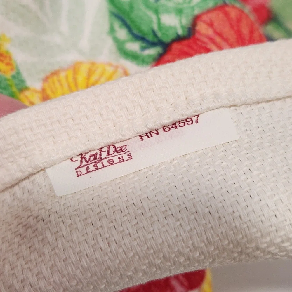 Kay Dee Designs Hibiscus Floral Kitchen Towels‎ Set of 2 Cream NWT Paul Brent